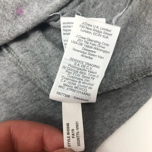 J. Crew Studio Tee One of a Kind Handmade Design Size Medium - Picture 5 of 7